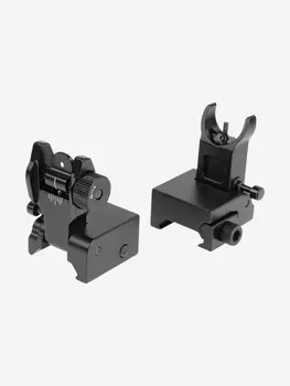 Мушка и целик Veber FSA02 складные Weaver, Черный