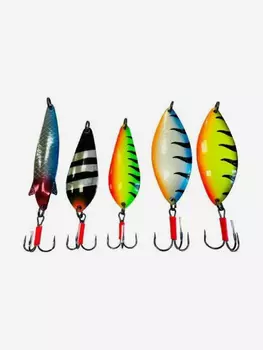 Набор блесен колебалок для рыбалки Profilux 5 шт микс #2, Мультицвет