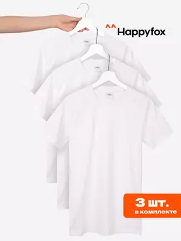 Набор детских футболок Happyfox 3 шт, Белый