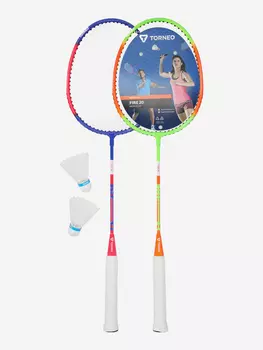 Набор для бадминтона Torneo Fire 20 (2 ракетки, 2 волана), Мультицвет