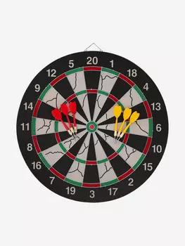 Набор для Дартс Denton (Мишень + 6 дротиков), Мультицвет