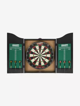 Набор для Дартс One80 Vapor 180 Cabinet Sett (Мишень + 6 дротиков), Черный