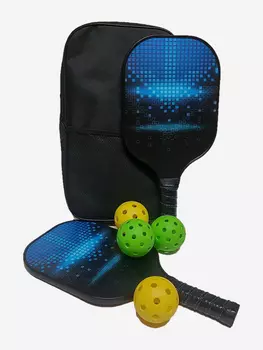 Набор для игры в пиклбол, Нескучные игры, Ракетки, мячи, Синий