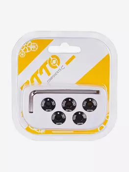 Набор для крепления передней звезды к шатуну ZTTO 7075PD, Черный