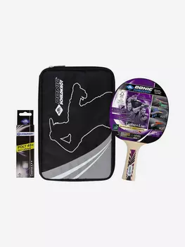 Набор DONIC LEGENDS 800 (1 ракетка, 3 мяча Champion 3* 40+, чехол), 788488, Белый