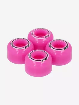 Набор колес для роликов FILA Quad Wheel 54 мм, 4 шт, Розовый
