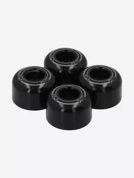 Набор колес для роликов FILA Quad Wheel 54 мм, 4 шт, Черный