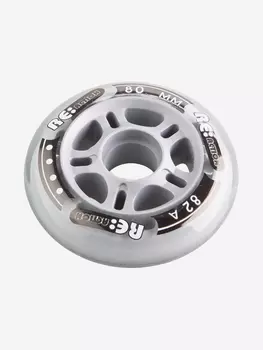 Набор колес для роликов Reaction 80 мм, 82А, 4 шт, Серый