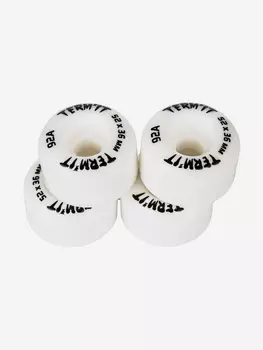 Набор колес для скейтборда Termit 52 мм, 92А, 4 шт., Белый, размер Без размера