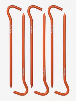 Набор колышков AceCamp, 6 шт., Красный