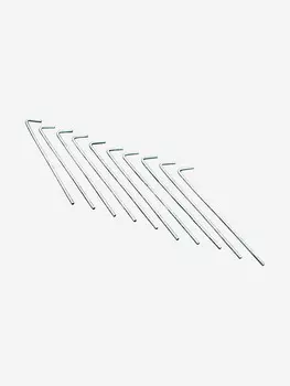 Набор колышков Regatta Great Outdoors, 10 шт., Серебряный