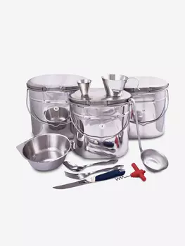 Набор Квадрат нерж. Роза ветров, Серебряный