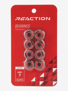 Набор подшипников Reaction АВЕС 7, 8 шт., Красный