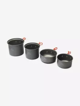 Набор посуды из четырех предметовNaturehike NH15T401-G, Серый
