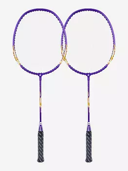 Набор ракеток для бадминтона Kawasaki UP-0182 Y/PU, Фиолетовый