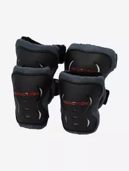 Набор защиты для самоката Reaction, Черный