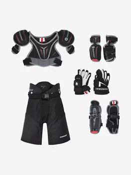 Набор защиты хоккейный детский Nordway 300, Черный