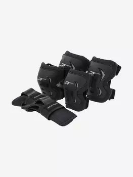 Набор защиты из 3-х предметов детский Reaction Rainbow, Черный