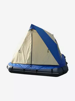 НАДУВНОЙ ПЛОТ-ПАЛАТКА POLAR BIRD RAFT 260+СЛАНИ СТЕКЛОКОМПОЗИТ, Серый