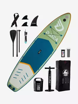 SUP-доска DAMA Fresh Water Single, 11' 335-84-15 см, Зеленый