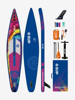 SUP-доска E-SUP ENCOUNTER RAINBOW, 12'6" 384-71-15 см, Синий