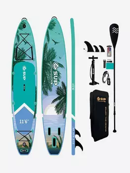 SUP-доска E-SUP Sunrise, 11'6" 350-86-15 см, Мультицвет