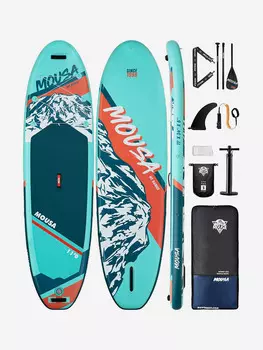 Надувная двухслойная SUP-доска MOUSA RAINIER STD 11' 335*86*15 см / Сап доска для серфинга и отдыха на воде, Синий