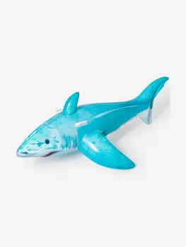 Надувная игрушка для плавания BestWay 41405 "Акула" (183х102см) 3+, Голубой