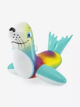 Надувная игрушка-наездник Bestway 41479 BW "Тюлень" (157х114см), 3+, Голубой