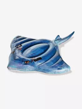 Надувная игрушка-наездник Intex 57550 "Скат" 188х145 см, Синий