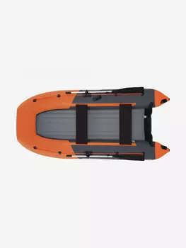 Надувная лодка Boatsman BT350A, графитово-оранжевый, Серый