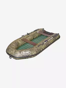 Надувная лодка FLINC FT320A , камуфляж, Зеленый
