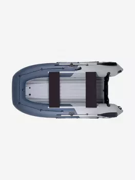 Надувная лодка НДНД Grouper 335W, серо-синий, Серый