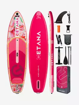 Надувная SUP-доска CETANA FANTASY PINK STD 11'6" 351*86*15 см, Розовый
