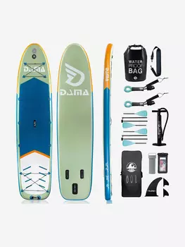 Надувная SUP-доска DAMA SERIES Fresh Water Couple, Зеленый