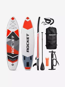 Надувная SUP-доска ROCKET (SUP-board 10,6 320*80*15 см) Сапборд, Белый