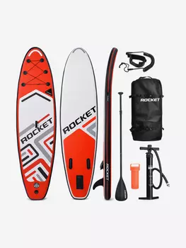 Надувная SUP-доска ROCKET (SUP-board 10,6 320*80*15 см) Сапборд, Красный