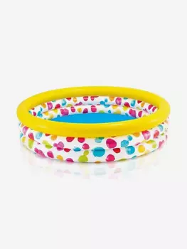 Надувной бассейн для детей Intex 58449NP "Cool Dots Pool" 168х38см, 3+, Желтый