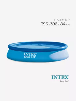 Надувной бассейн Intex 28143NP Easy Set Pool (396х84см), Голубой