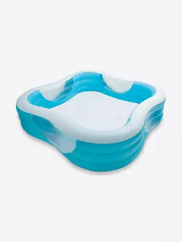 Надувной бассейн Intex 57495NP "Beach Wave Swim Center Pool" 229х229х56см, 6+, Голубой