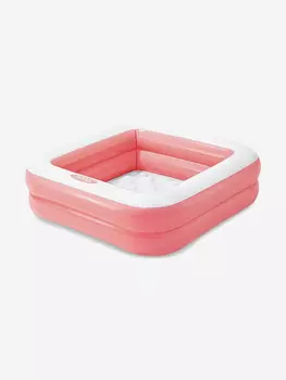 Надувной детский бассейн Intex 57100NP "Play Box" пудра (от 1 до 3 лет), Розовый