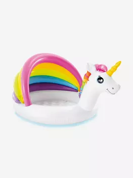 Надувной детский бассейн Intex 57113 (127х102х69см) 1-3 года, Белый