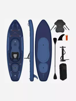 Надувной каяк Sup-Каяк с отсеком для вещей, Синий