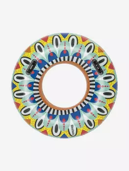 Надувной круг Bestway 36294 BW "Фиеста" 107см, с ручками, 12+, Мультицвет