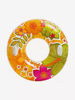Надувной круг с ручками Intex 58263 (97см) 9+, Оранжевый