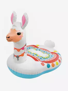 Надувной матрас-плот Intex 57564 "Лама" 135х94х112 см, Белый