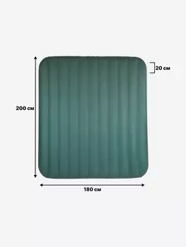 Надувной матрас USM COMPANY из ПВХ 200х180х20 см, Зеленый