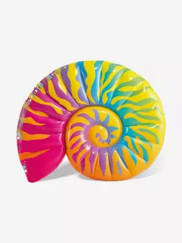 Надувной плот Intex 58791 "Радужная Ракушка" (157х127х25см), Мультицвет