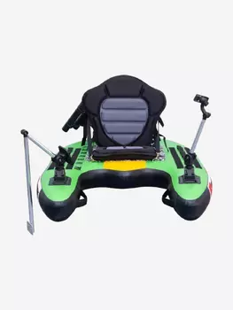 Надувной плот катамаран для рыбалки Baltic - Air S, Зеленый