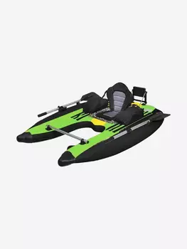 Надувной плот катамаран для рыбалки Baltic -Air XL, Зеленый